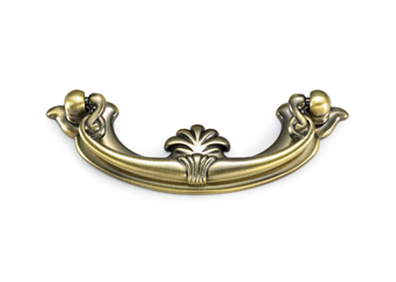 estilo europeu de bronze do polonês do ouro do punho da tração da antiguidade do quarto dos vestuários de 126mm