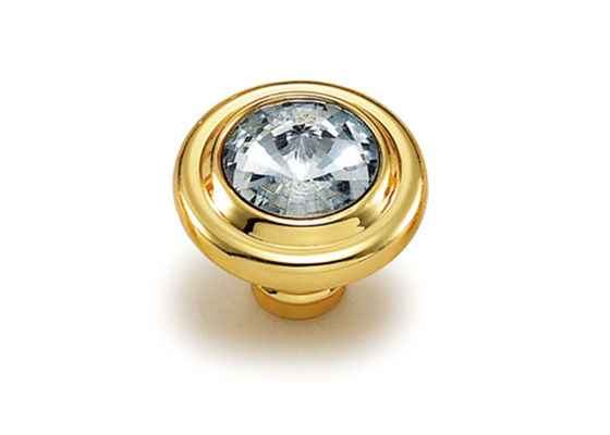 Botões dourados da mobília e botões da cozinha dos punhos e botões da gaveta do armário dos punhos