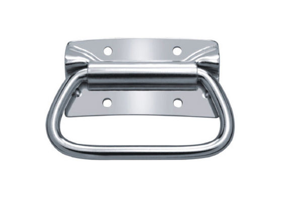 Punhos de aço inoxidável de lustro padrão da tração do armário do quarto personalizados